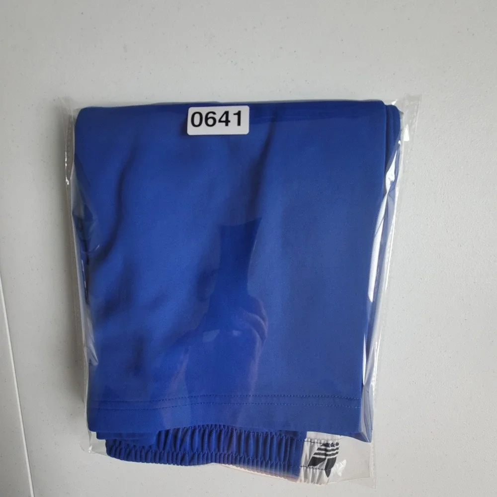 Adidas Originals Mens M (32-34) Blue Trefoil TNT Tape Poly Shorts Bold CE4818